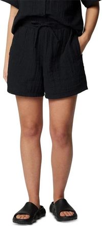 Columbia Holly Hideaway Breezy Shorts Women Black Drawstring Waist FTS1581