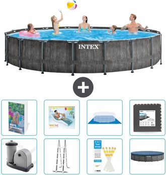 Intex Piscina Prism Frame Redonda - 549x122 Cm - 9-piezas S533