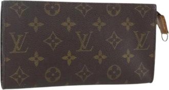 Louis Vuitton Pre-owned Canvas Clutch - Dames - Vintage Clutch - Bruin - ONE Size - Vintage