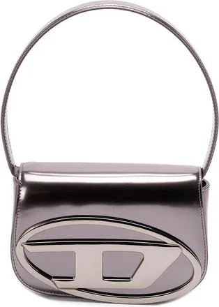 Diesel 1Dr Iconic Shoulder Bag In Mirrored Leather