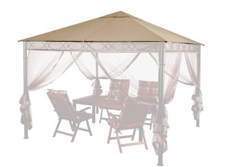 Quick-Star Ersatzdach 3x3m Stil Pavillon Sand Ersatzbezug
