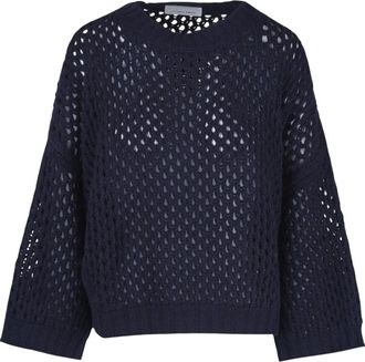Liviana Conti Maglia a girocollo - - Knitwear - Donna - Blu - S