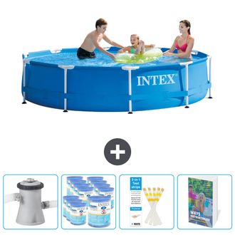 Intex Piscina Con Estructura Redonda - 305x76 Cm - 7-piezas Scb123