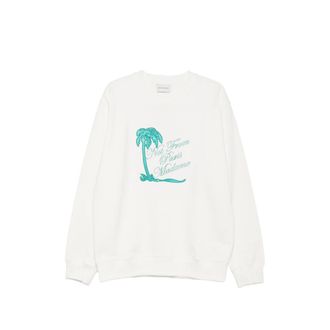Dr&ocirc;le de Monsieur Slogan Palmiers Sweatshirt