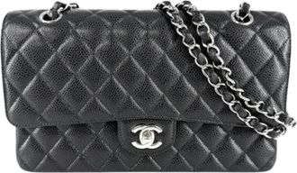 Chanel Pre-owned Vintage Shoulder Bag - Dames - Vintage Schoudertas - Zwart - ONE Size - Leer - Vintage