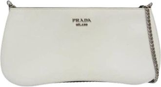 Prada Pre-owned Sydney 1Bf 085 - Dames - Vintage Mini Tas - Wit - ONE Size - Leer - Vintage