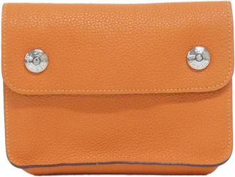 Herm&egrave;s Orange Togo Leather Fanny Pack Pochette (Pre-Owned)