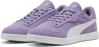 Puma Sneaker PUMA VIKKY STAR SD, Damen, Gr. 37,5, lila luster, puma wei&szlig;, Leder, colorblocking, Schuhe Sneaker, aus Leder, mit Schn&uuml;rung, Innenmaterial aus