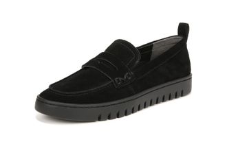 Vionic Womens Uptown Loafer - Black Suede