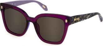Just Cavalli SJC044 09FE Womens Sunglasses Purple Size 54
