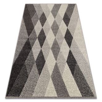 RugsX Rugsx - Alfombra Feel 5674/16811 Diamantes Gris/antracita/crema Grey 120x170 Cm