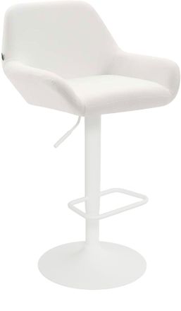 Clp Taburete De Cocina Detmold En Polipiel Blanco