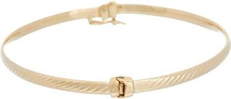 Italian Gold, Inc 10K 3Mm Twist Design Bangle Bracelet