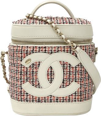 Chanel Color Tweed Leather Shoulder Bag (Pre-Owned)