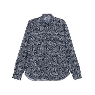 Barba Hombre, Camisas, Azul, Talla: 3XL