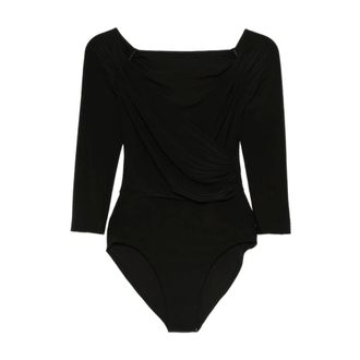 Norma Kamali Mujer, Camisetas, Negro, Talla: M