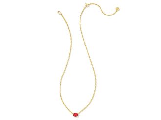 Kendra Scott Cailin Pendant Womens Necklace Womens Necklace Gold Red Crystal