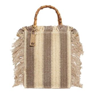 La Milanesa La MILANESA, Handbags, female, Beige, Size: ONE SIZE Lilium Handbag