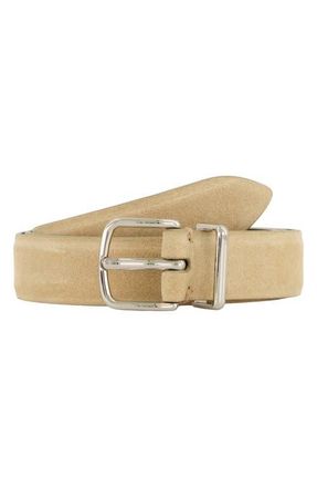 Vince Kaia Suede Belt in Maiz at Nordstrom, Size X-Small