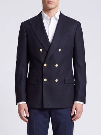 Brunello Cucinelli Blazer doppiopetto slim fit in lana e cashmere