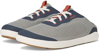 Olukai Moku Pae Mens Shoes Ash/Trench Blue : 11.5 D - Medium, Textile