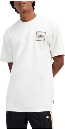 Ellesse Tops, Heren, Wit, L, Katoen, Peroli T-Shirt