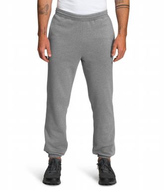 The North Face Half Dome Sweatpants In Medium Grey Heather/tnf White
