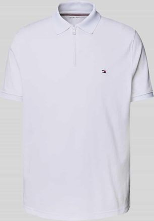 Tommy Hilfiger Regular Fit Poloshirt aus Baumwoll-Mix in Weiss, Größe XXXL