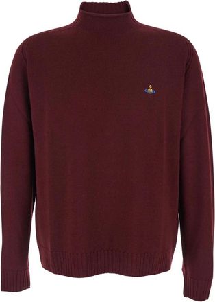 Vivienne Westwood Orb Sweater - Heren - Coltruien - Rood - L - Wol - Truien & Vesten