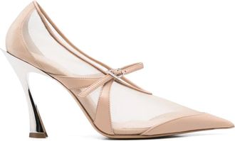 MUGLER Pumps Fang 95mm - Toni neutri