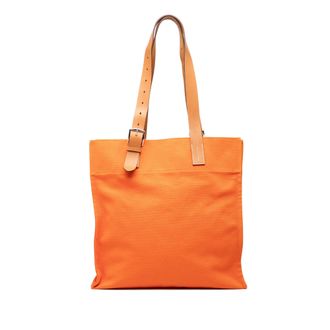 Herm&egrave;s Tweedekans Toile Etriviere Shop Tas