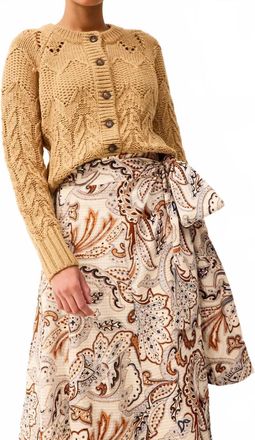 Marie Oliver Esme Cardigan In Sesame