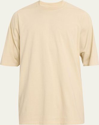 Rick Owens Mens Oversized Cotton Jersey T-Shirt