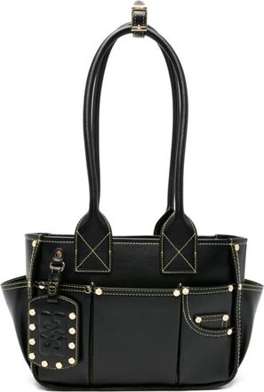 Ganni Shoulder Bags, female, Black, Size: ONE SIZE Bag Ganni