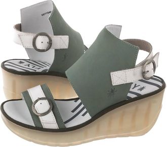 FLY London Womens Jeno Sandal In Jade
