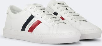 Moncler New Monaco leather sneakers