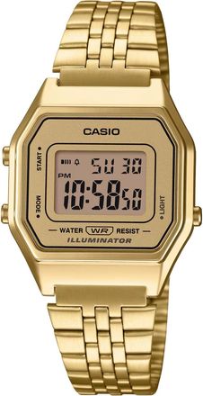 Casio Womens Gold-Tone Digital Watch - LA-680WGA-9DF