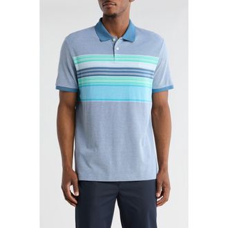 Original Penguin Stripe Cotton Polo in Copen Blue at Nordstrom Rack, Size Xx-Large