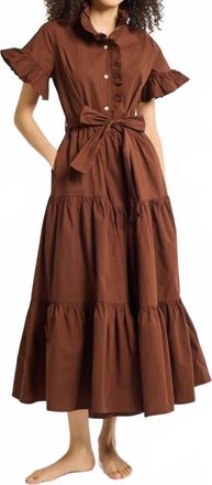 Mille Victoria Dress In Chocolate