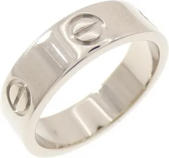 Cartier White Gold White Gold (18K) Band Ring (Pre-Owned)