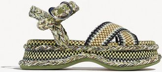 Amambaih Ada Medium Platform Sandals in Kaki Lemon at Nordstrom, Size 40