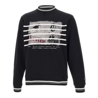 Iceberg Sweatshirts, male, Black, Size: M Regular Fit Sweatshirt with Looney Tunes Print
