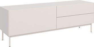 Selsey Selsey Olio - Mueble Tv Con 1 Puerta Abatible Y 2 Cajones - 160 Cm - Cachemira