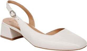 Naturalizer Jayla Low Heel Slingback Warm White I8960L3102 Womens