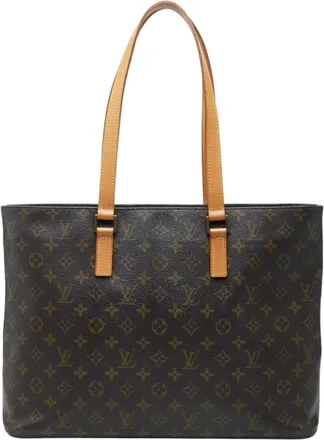 Louis Vuitton Brown Pvc Leather Shoulder Bag Tote Bag (Pre-Owned)