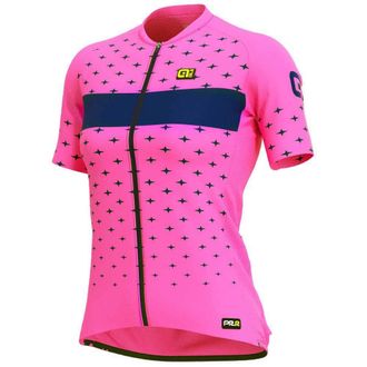 Al&eacute; PRR Stars Lady Short Sleeve Jersey, Pink, Small