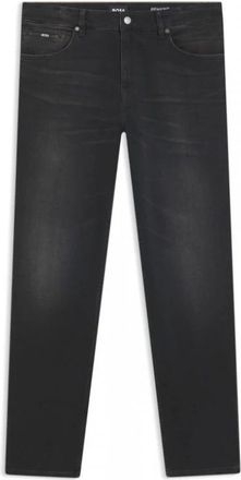 HUGO BOSS Maine Jeans - Heren - Slim Fit Jeans - Zwart - W35 - Denim - Jeans