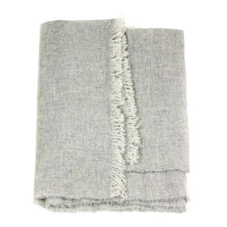 KANGRA Accessoires, Heren, Grijs, ONE Size, Wol, Wollen en Kasjmier Sjaal