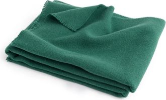 HAY Mono Wolldecke, 130 x 180 cm, gr&uuml;n