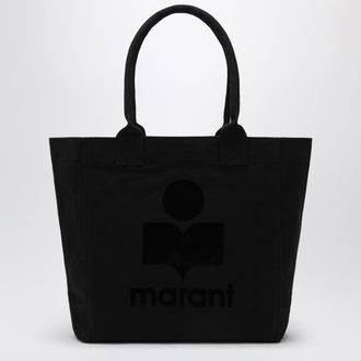 Isabel Marant Small Yenky tote bag in black canvas